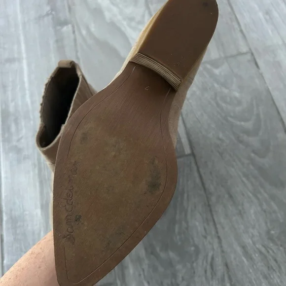 Sam Edelman Tan Suede Ankle Boots - Picture 5 of 5
